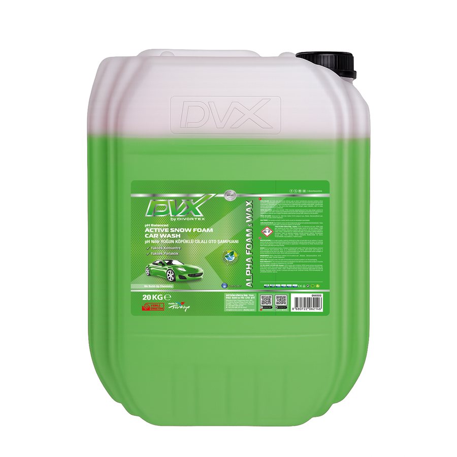 DVX Alpha Foam & Wax — Active Snow Foam Car Wash Soap & Wax (20 L)