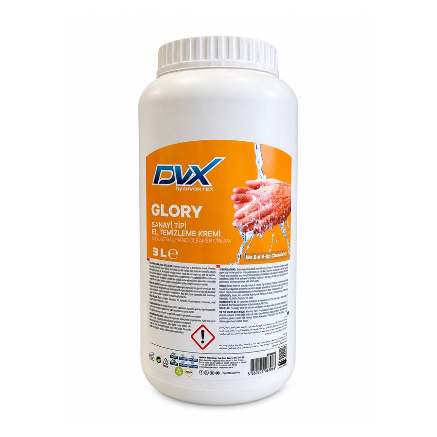DVX Glory Industrial Hand Cleaner Cream (3 L)