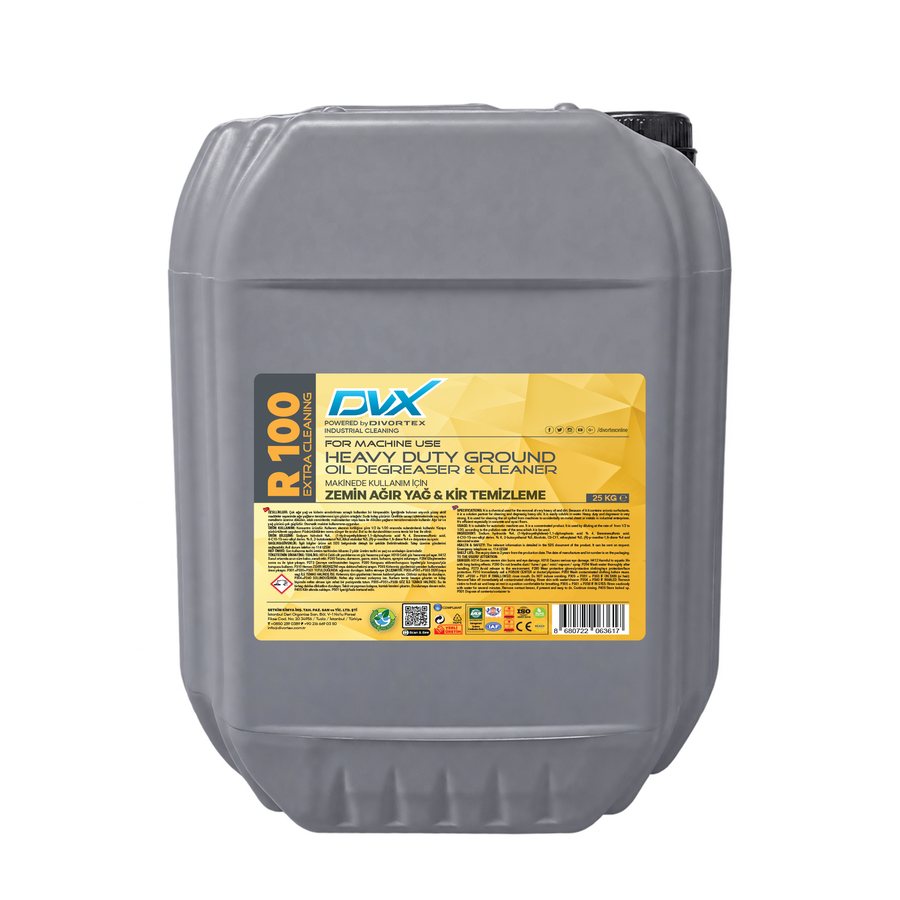 DVX R100 Heavy Duty Ground Oil Degreaser & Cleaner (25 kg)