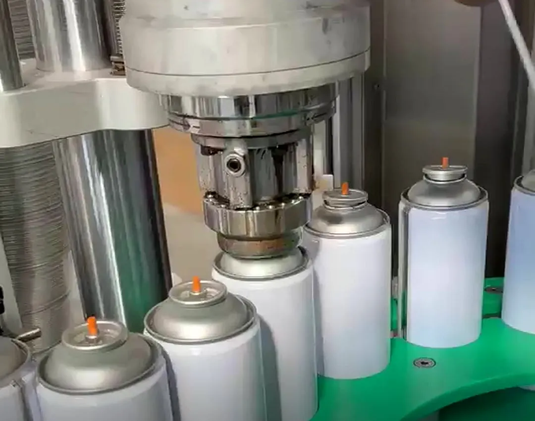Aerosol filling and crimping — Divortex (DVX)
